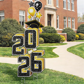 JOYIN sturdy H-shaped metal stakes, easy setup and stability.