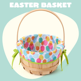 JOYIN wood bucket with folding handle, portable and easy to carry.