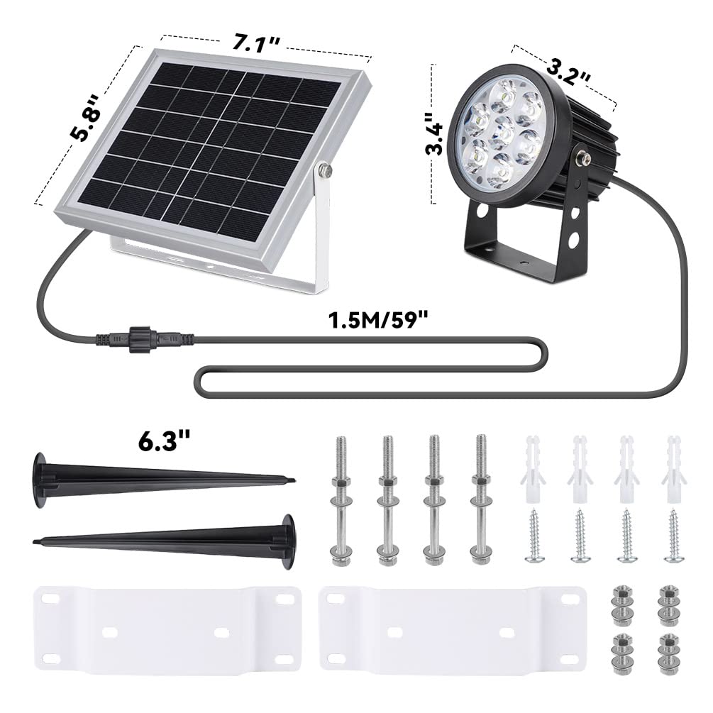 Joylight dusk-to-dawn solar light with smart charging