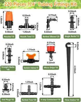 JOYPRO switch valves 1/4-inch for adjustable irrigation control