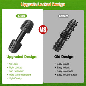JoyPRO 6-way connectors offer flexible branching for larger beds
