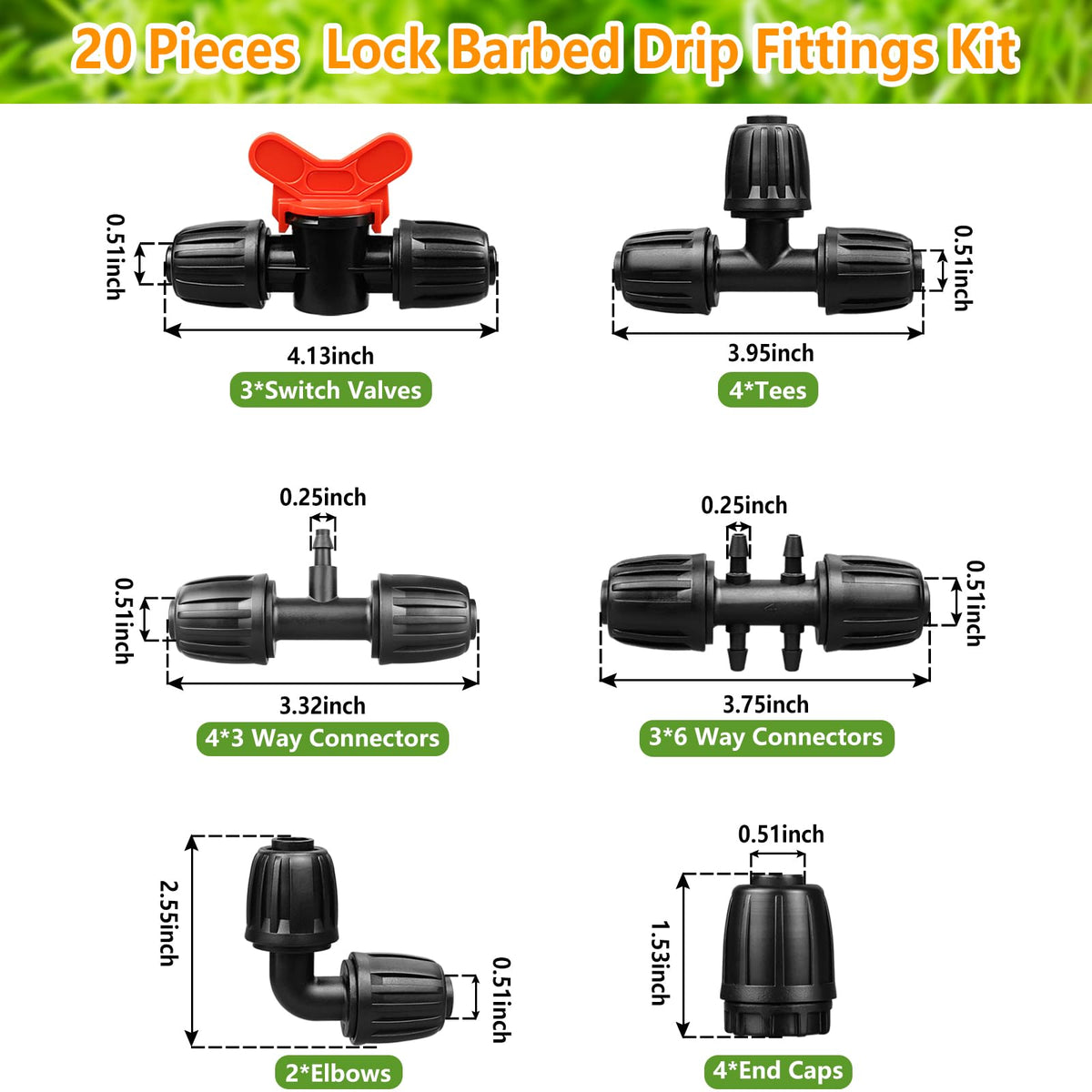 JoyPRO valves enable on/off control for precise watering