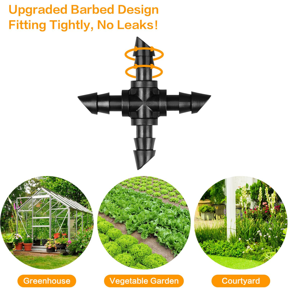 JOYPRO durable plastic cross connectors resist water and chemicals.