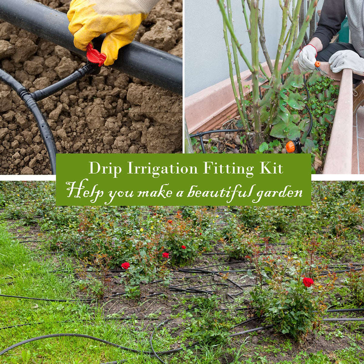 JOYPRO suitable for garden, greenhouse, lawn and patio irrigation setups.