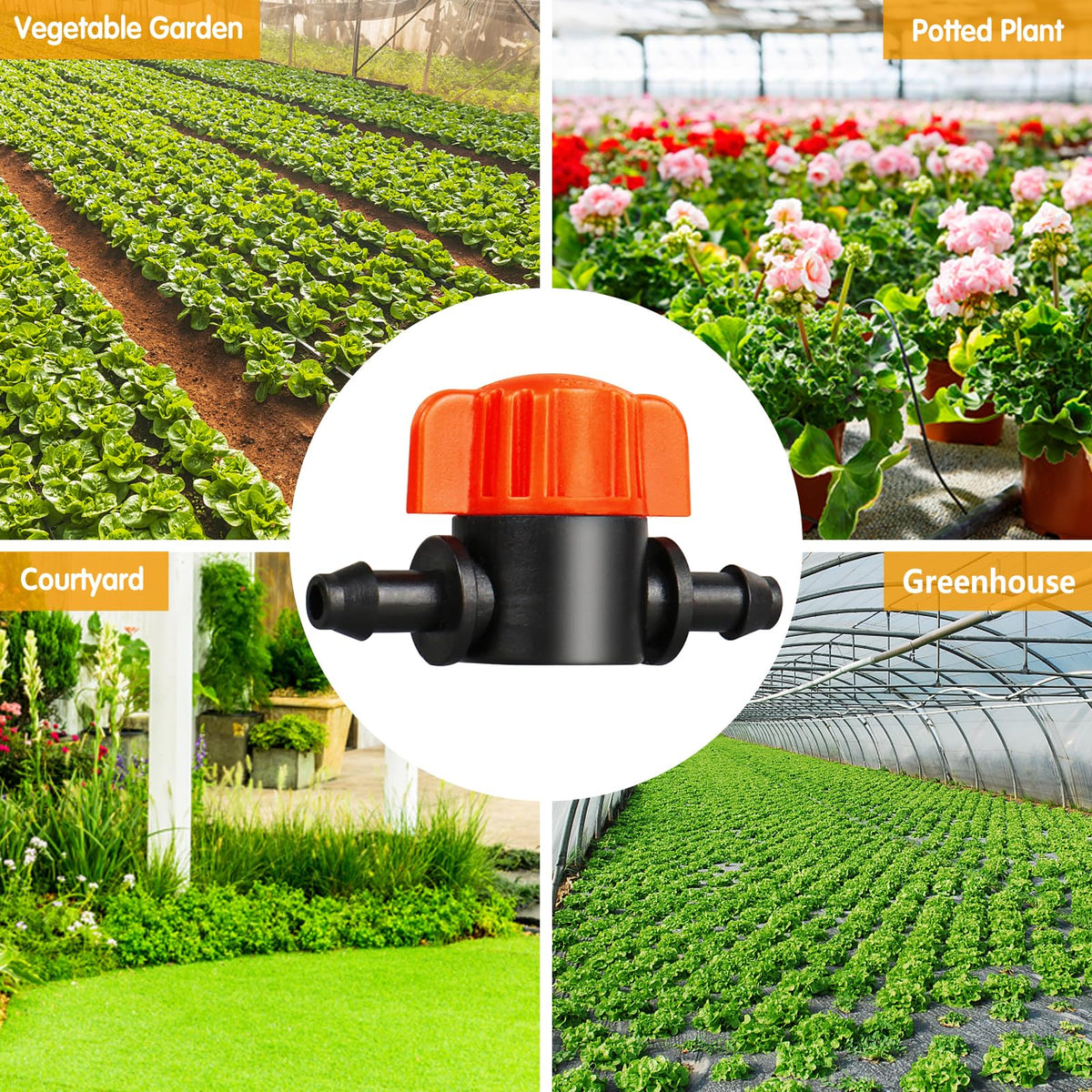 JoyPro lockable barbed ends guarantee quick, secure tubing connections