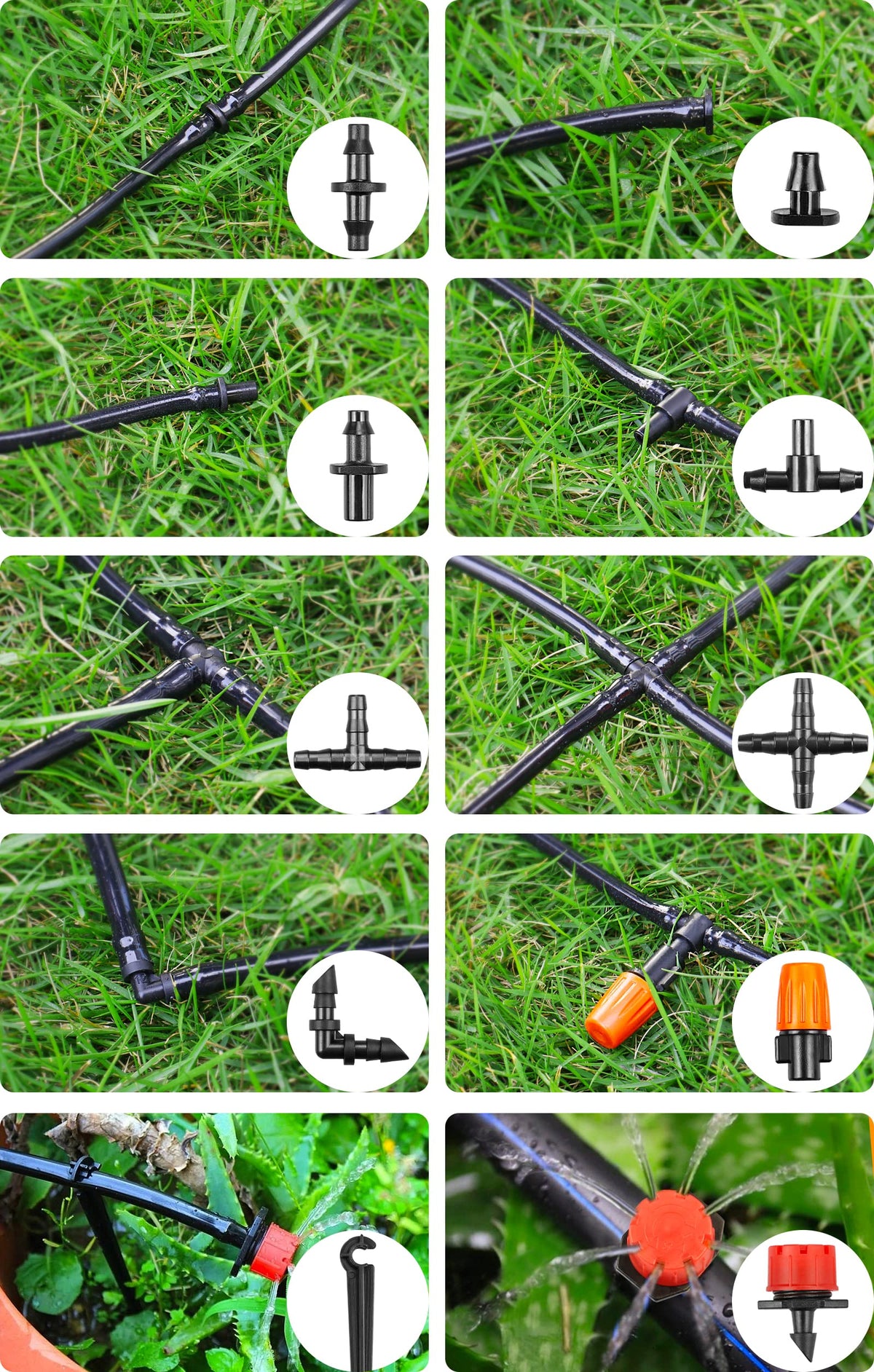 JOYPRO micro drips pack demonstrates targeted moisture delivery for compact garden beds.