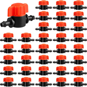 JoyPro 1/4 inch drip valve set ready for flexible irrigation control in gardens