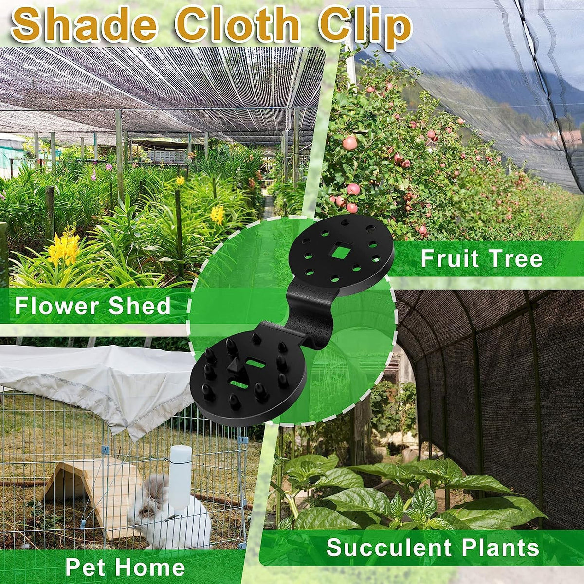 JOYSAND lightweight clips store easily for portable shade solutions