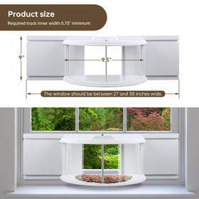 Joyseus Window Bird Feeder durable materials withstand all weather