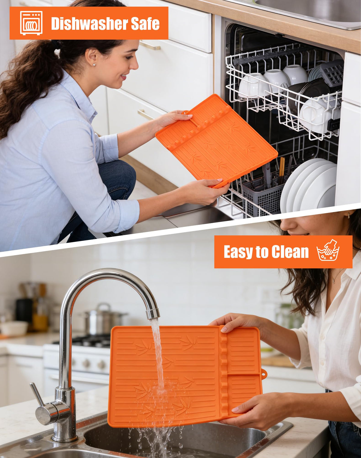 JoySil heat-resistant mat withstands high temperatures up to 450°F.
