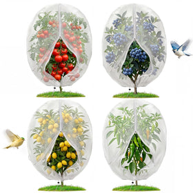 Joysuga insect-bird barrier mesh with zipper protects fruit from birds