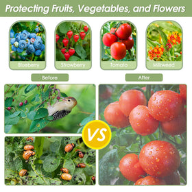 Joysuga tomato protective netting keeps pests out while watering