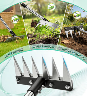 JoySuga multi-purpose tool for weeding, soil turning, and loosening soil.