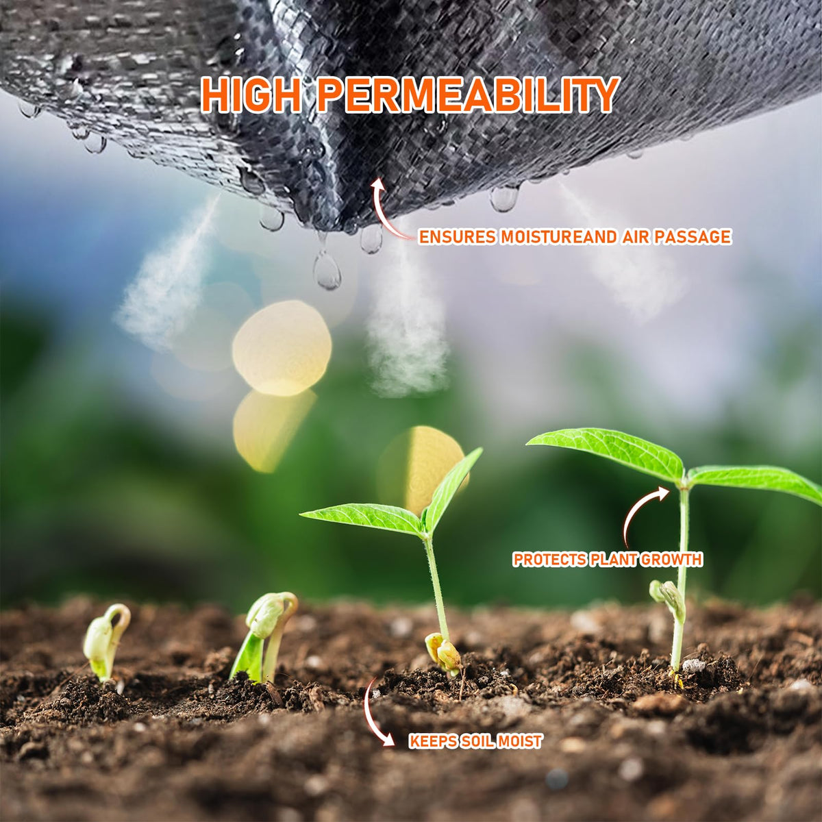JOYSWAN UV resistance feature shows longevity under sun exposure for landscapes