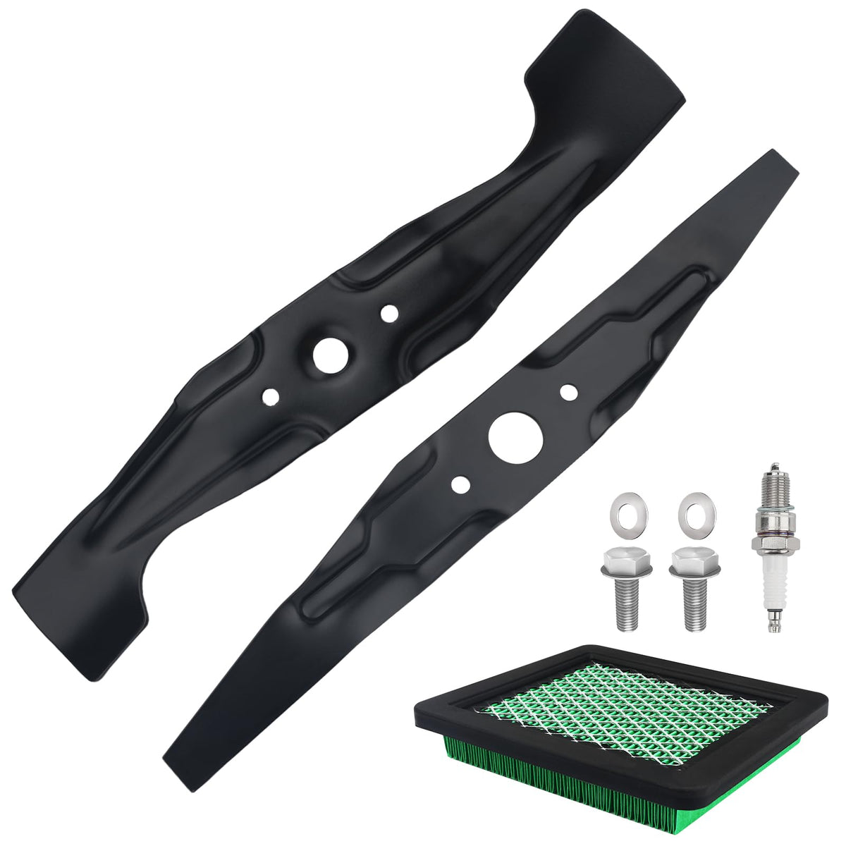 Joytrace mulching blades kit in assembly for HRX217 mower edge ready for use