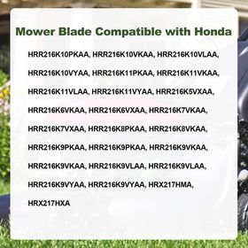 Joytrace lower blade close-up for balanced mulching and even results