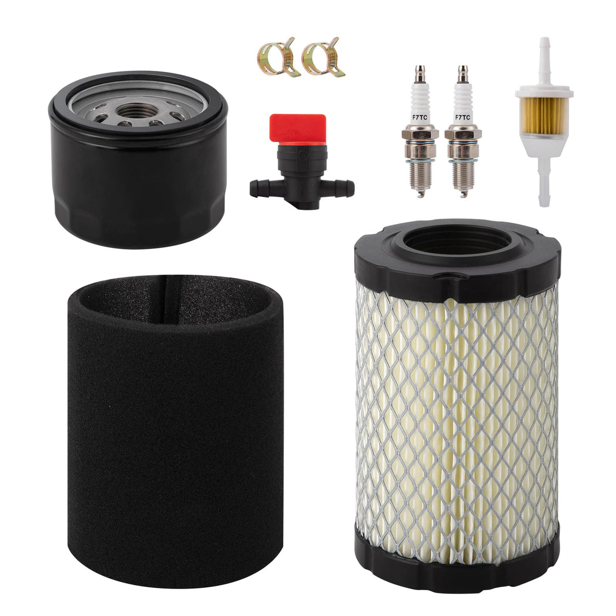 Joytrace tune-up kit air filter visual for Briggs & Stratton engines improves airflow