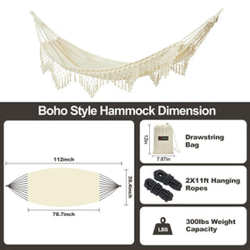 JoyView portable hammock with carry bag for easy travel