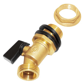 Joywayus brass construction resists corrosion for outdoor use.