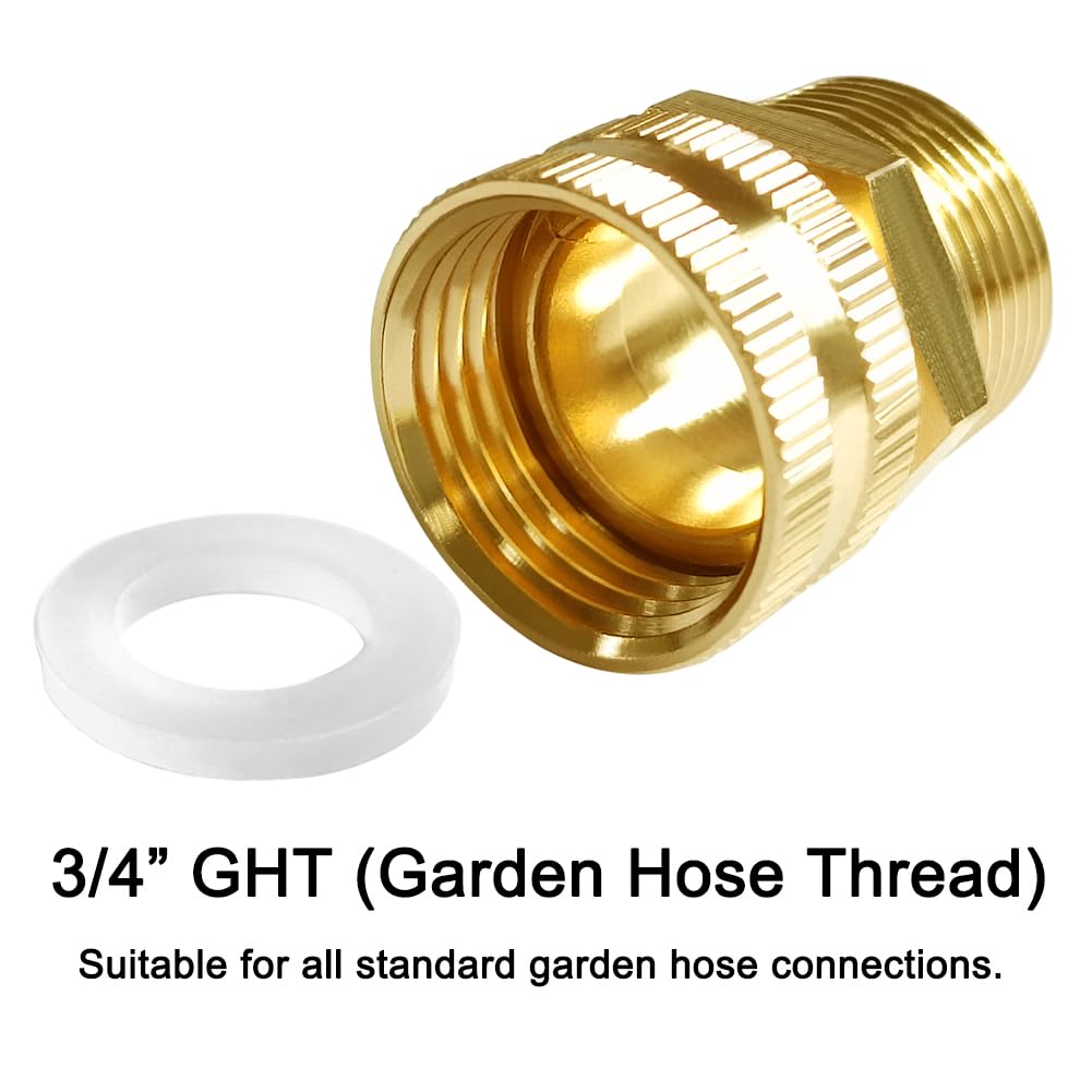Rotatable design helps reduce hose strain during watering tasks.