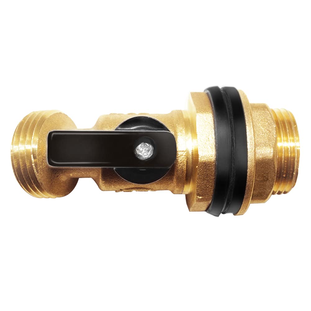 Joywayus brass water spigot supports diverse containers up to 1 inch wall.