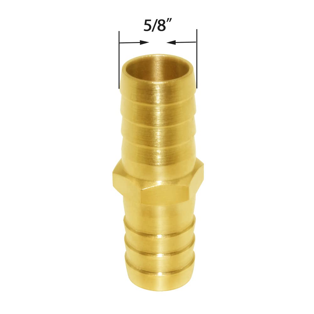 Joywayus connector being installed by hand on a garden hose.