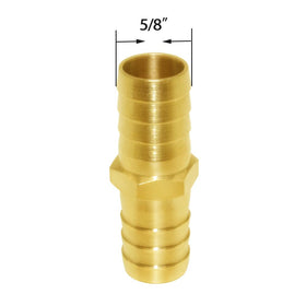 Joywayus connector being installed by hand on a garden hose.