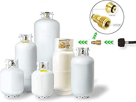 Joywayus built-in safety feature helps prevent overfill during on-site refilling sessions.