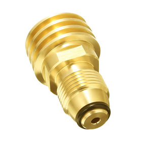 Joywayus universal-fit adapter works with various 1 lb bottles for versatile outdoor cooking.
