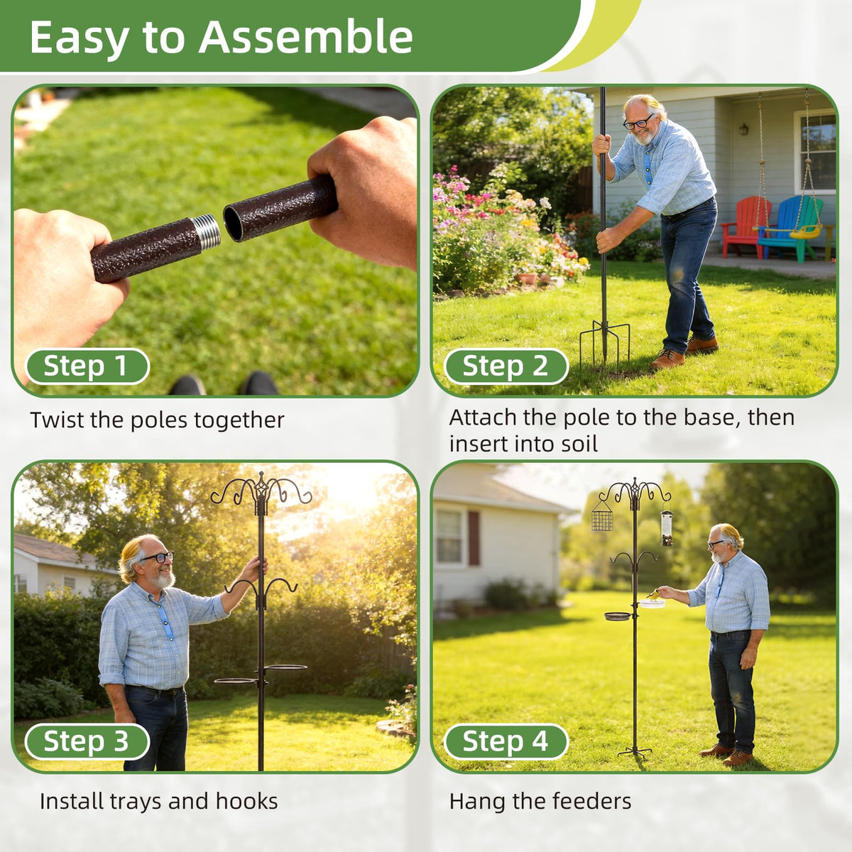 JOYWINK ideal for gardens, patios, and yards during bird viewing