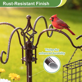 JOYWINK ground spike with four-leg base keeps the station stable