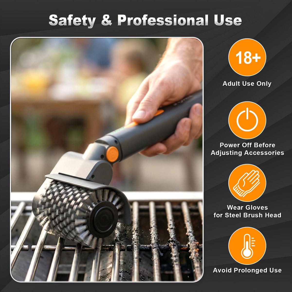 JOYWINK multi-angle handle helps reach corners without scratching coatings.