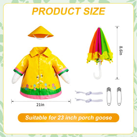 Joyxzacp yellow hat for goose with secure outdoor fit