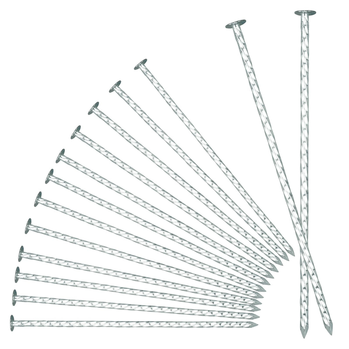 JPOIP 8-inch spiral landscape spikes securing edging for a tidy garden
