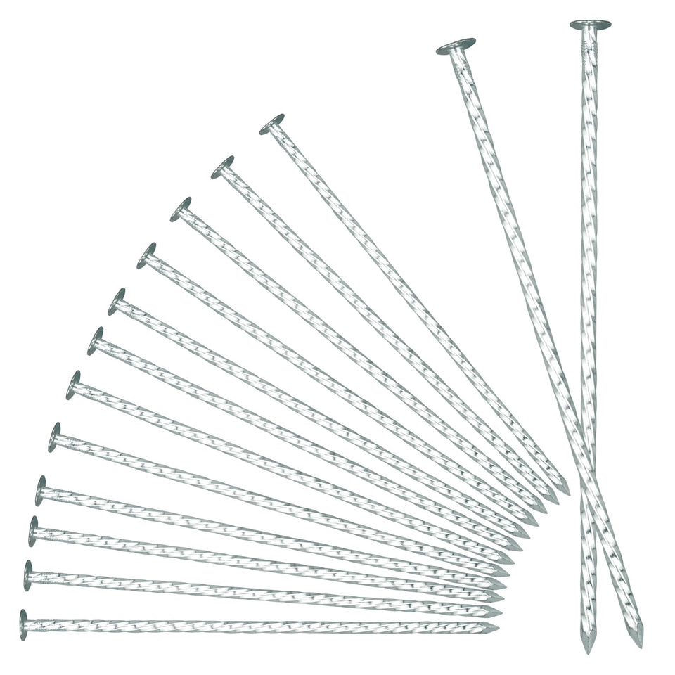 JPOIP 8-inch spiral landscape spikes securing edging for a tidy garden