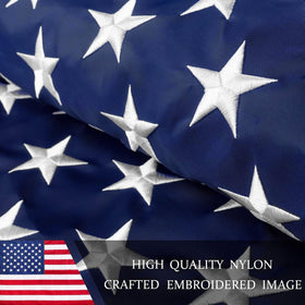 JPorton outdoor flag is waterproof and UV-protected for harsh weather