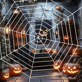 Jremreo spider web easy to fold and store after use.
