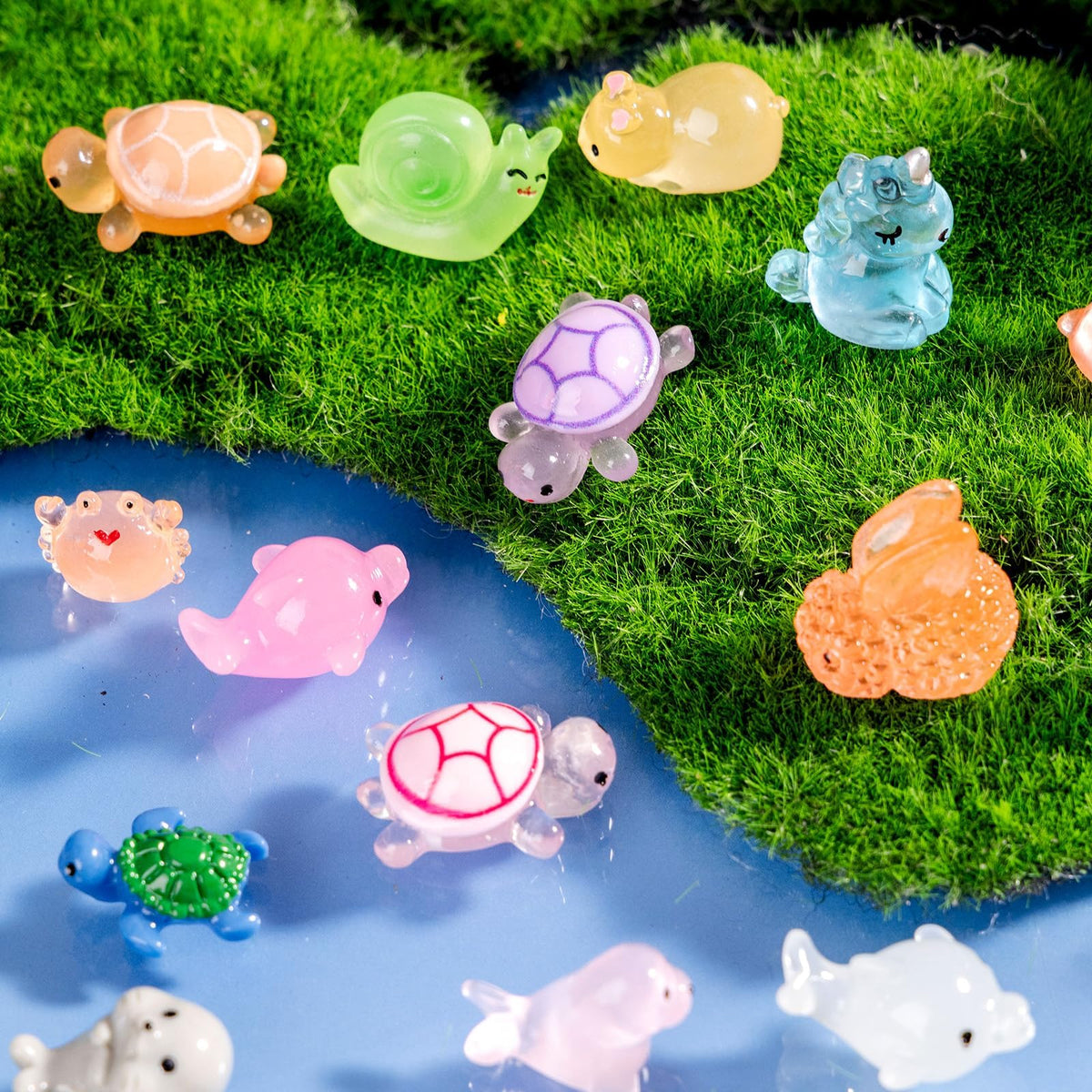 jrootouh rabbit figurine adds whimsy to gardens and crafts