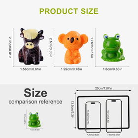 Jrootouh frog resin figurine adds whimsy to crafts