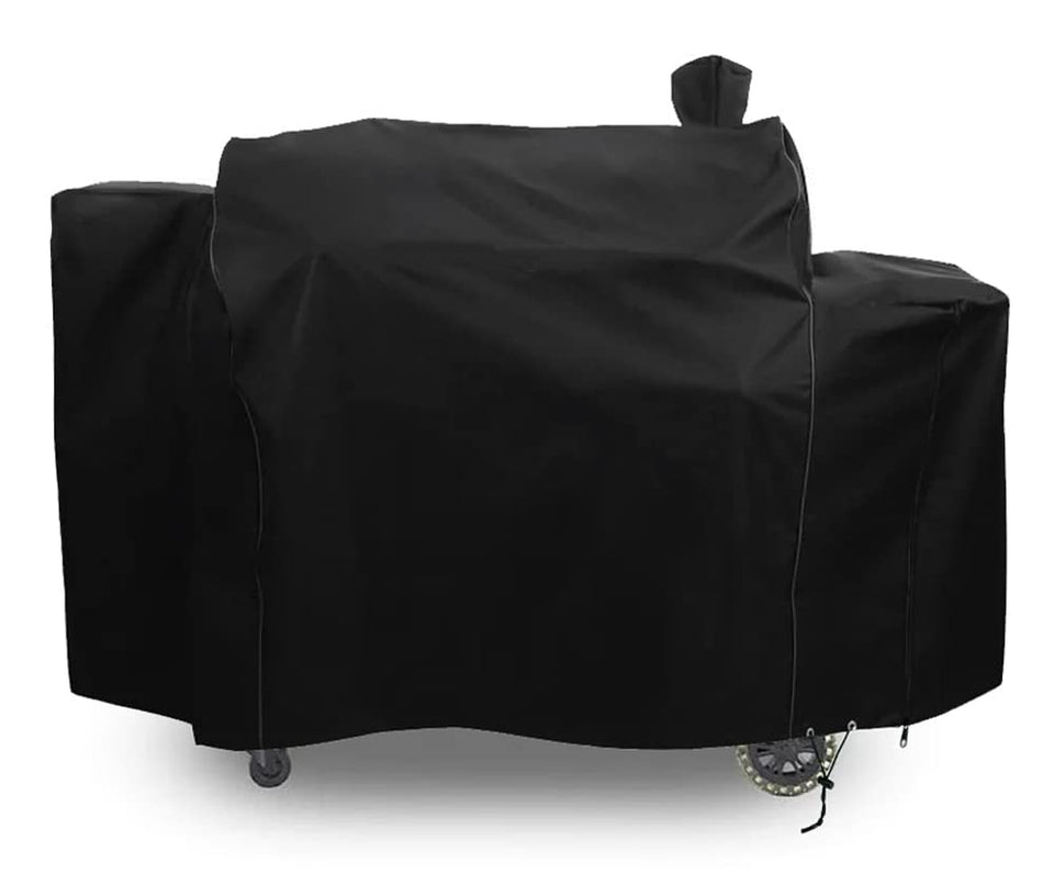 JRTAL Westeco grill cover on PB1100PSC2, front view protects from rain and sun