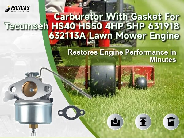 JSCJCAS kit with gasket enhances seal and durability on Tecumseh engines.