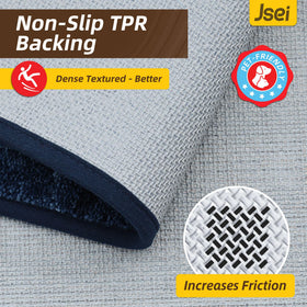 JSEI Dirt Trapper non-slip back keeps mat stable on dry floors