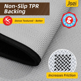 JSEI rug surface is easy to clean and resists fading.
