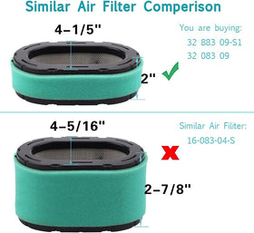 JSIERLUOV air filter for Kohler 7000-series engines improves filtration.