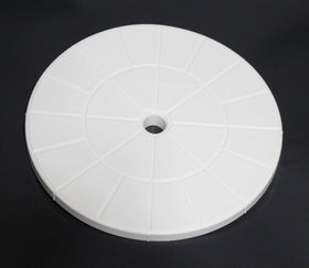 JSP Manufacturing skimmer cover demonstrates easy installation with no tools required.