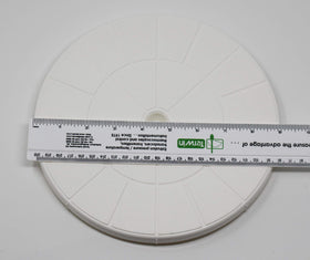 JSP Manufacturing skimmer cover packaged white, ready to install for pool maintenance.
