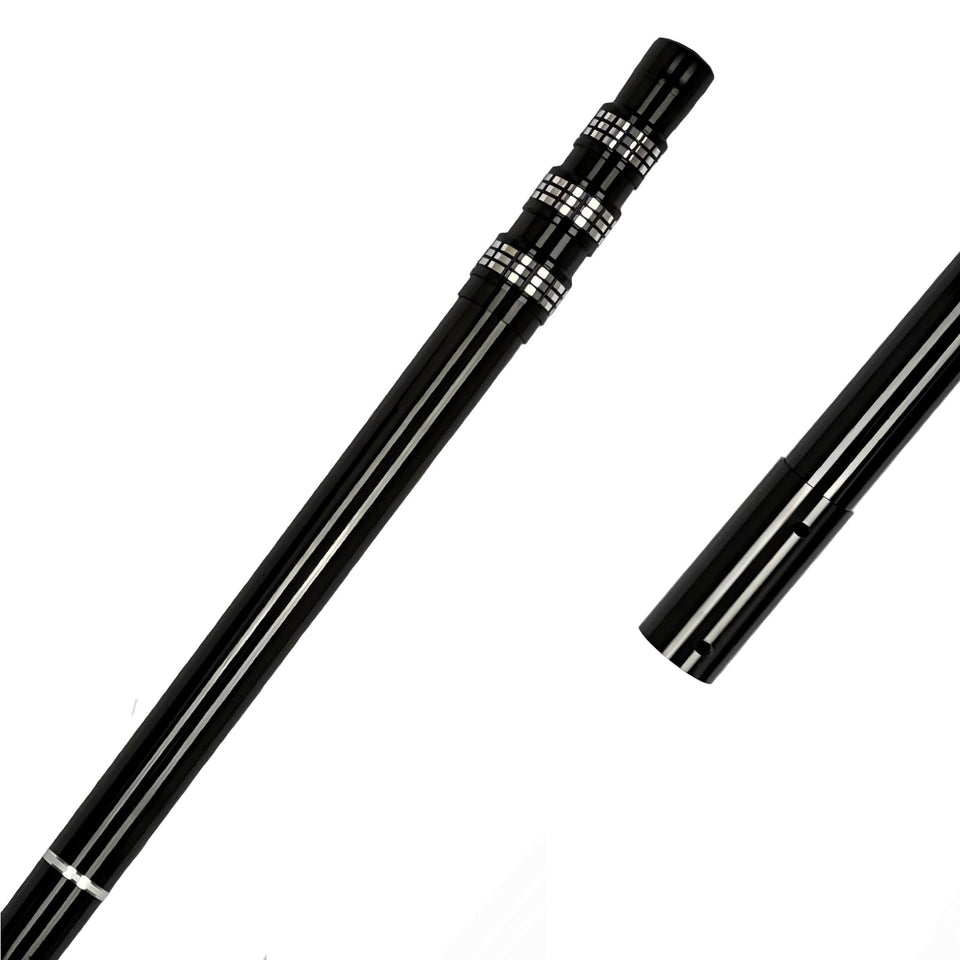 JSPJSP carbon fiber pool pole 4-section 12ft enables easy reach for thorough cleaning.