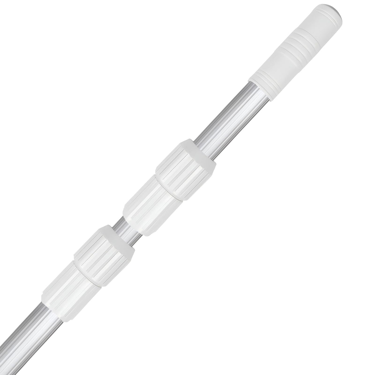 JSPJSP 9-foot telescopic pool pole extends reach for easier cleaning.
