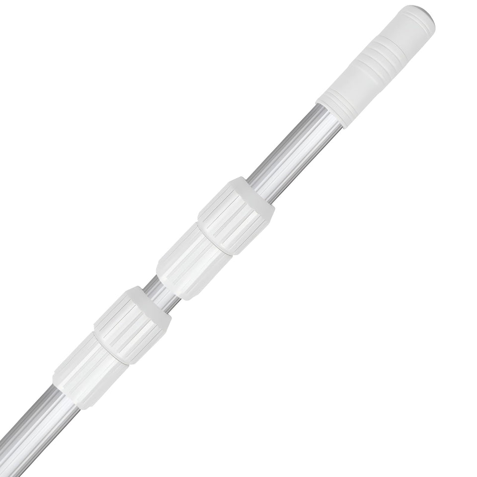 JSPJSP 9-foot telescopic pool pole extends reach for easier cleaning.