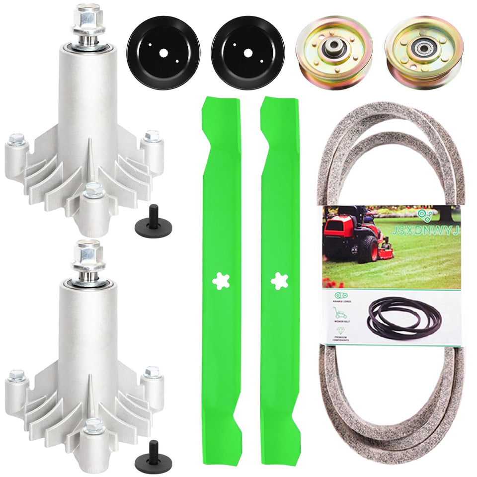 JSXDNWYJ 42-inch rebuild kit spindles for smooth mowing and reliable spindle performance